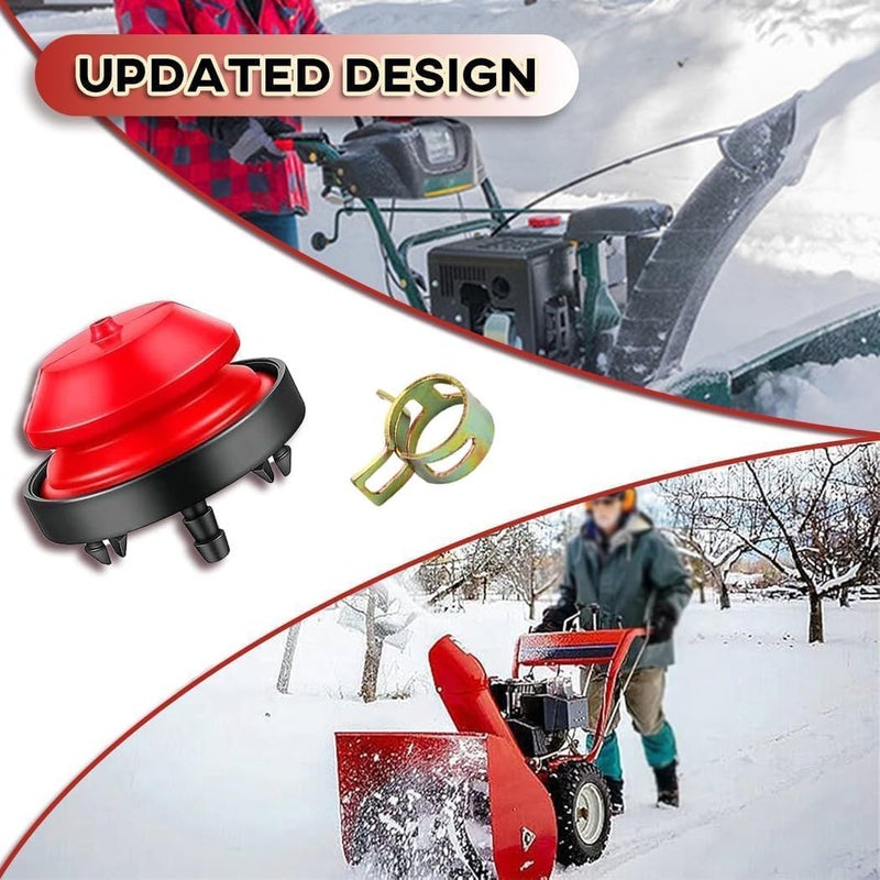 Earlyred 570682A 951-10888A Primer Bulb for Craftsman MTD Cub Cadet Troy Bilt Yard Machines Tecumseh Chainsaw Snow Blower Thrower Parts Fuel Line Primer Bulb Replacement Kit 751-10639 570682 - Image 3